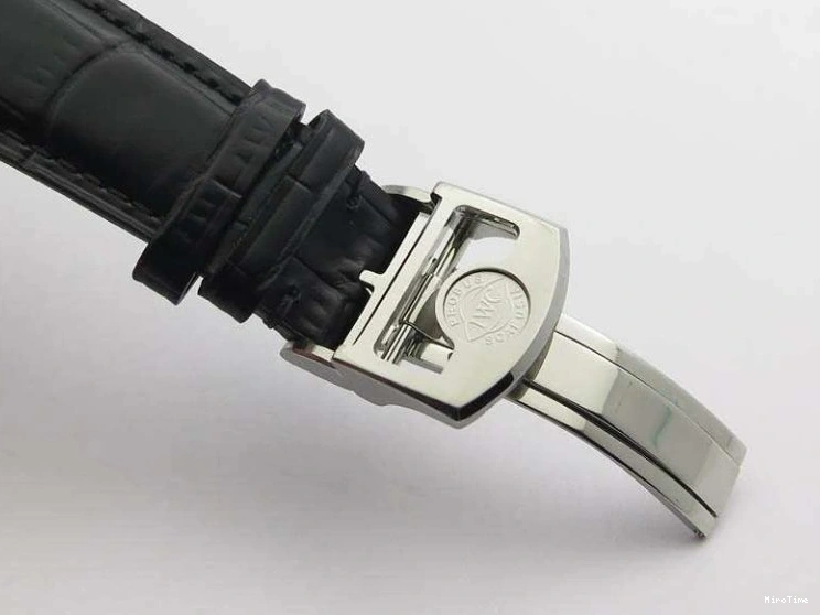 MIROTIME 0328 Portuguese Real PR Real Annual Calendar IW5035 YLF 1:1 Best Edition Black Dial On Leather Strap A Soft 7240